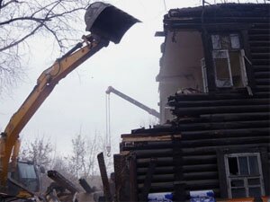 Демонтаж зданий, снос домов
